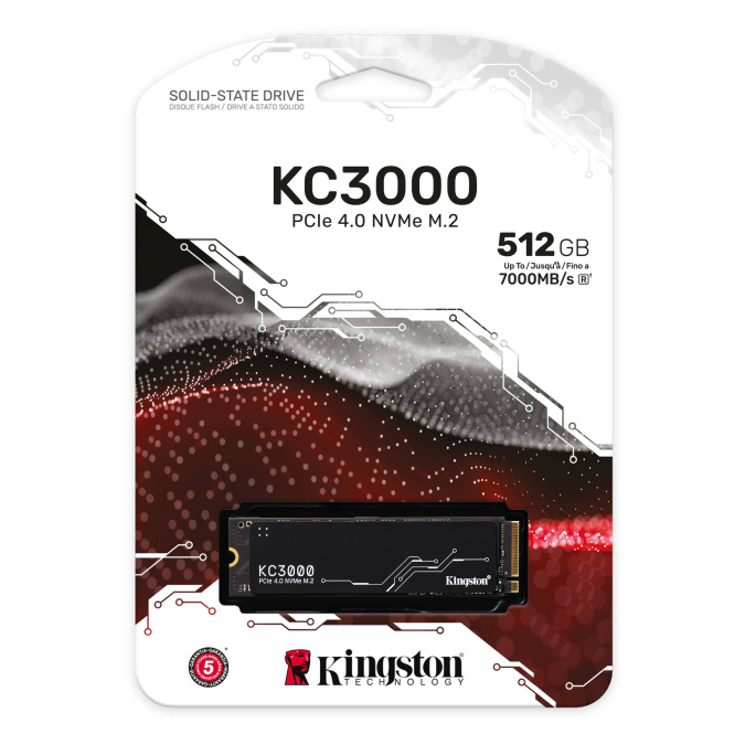 картинка Жесткий диск SSD 512GB Kingston SKC3000S/512G PCIe 4.0 NVMe M2 от интернет-магазина itsklad.kz