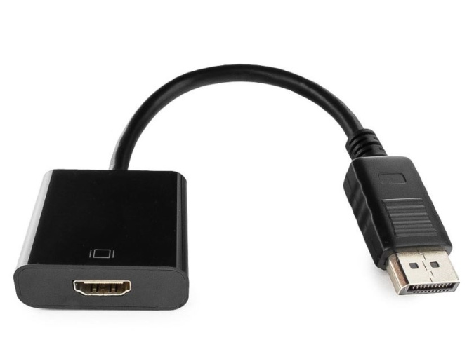 картинка Переходник DisplayPort - HDMI Cablexpert A-DPM-HDMIF-002, 20M/19F, пакет от интернет-магазина itsklad.kz