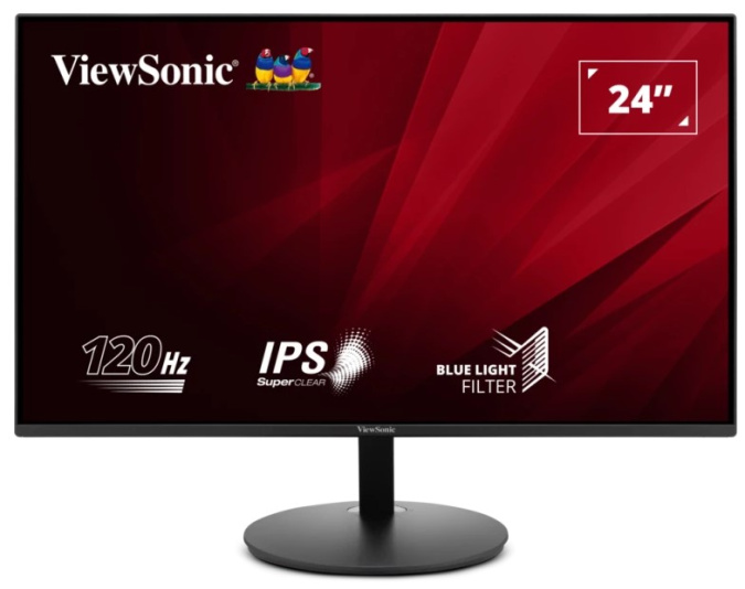 картинка Монитор 24" FHD Viewsonic VA24E1-H черный от интернет-магазина itsklad.kz