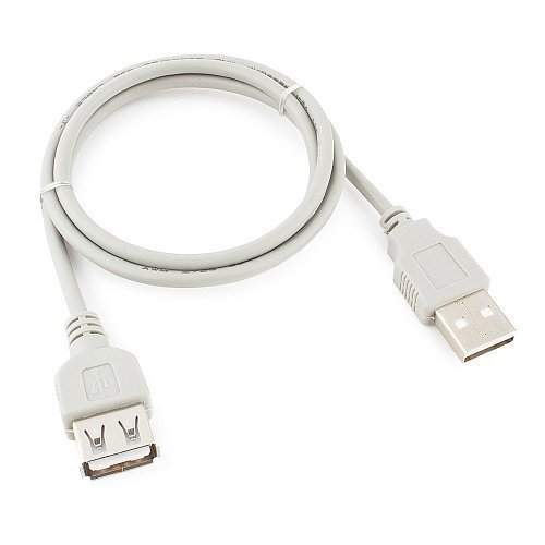 Кабель удлинитель USB 2.0 Gembird CC-USB2-AMAF-75CM/300, AM/AF, 75см, пакет