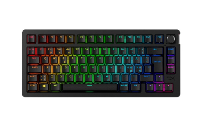 картинка Клавиатура игровая HyperX Alloy Rise 75 Wireless 91Y91AA#ACB черный от интернет-магазина itsklad.kz