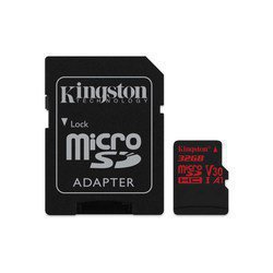 картинка Карта памяти MicroSD 32GB Class 10 U3 A1 Kingston SDCR/32GB от интернет-магазина itsklad.kz