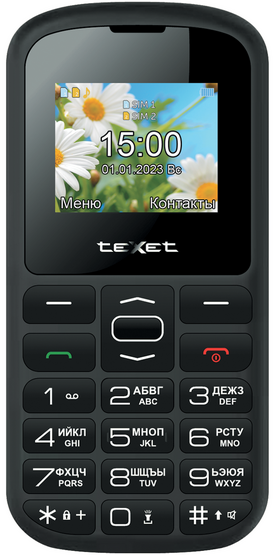 картинка Мобильный телефон Texet TM-B316 черный от интернет-магазина itsklad.kz
