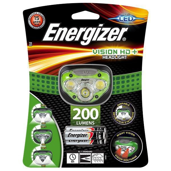 Фонарь налобный Energizer Vision HD + new