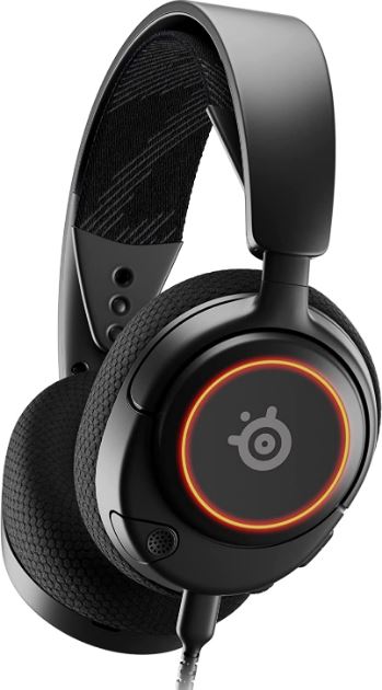 картинка Наушники-гарнитура игровые SteelSeries Arctis Nova 3 61631 черный от интернет-магазина itsklad.kz