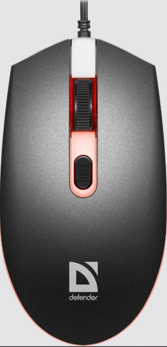 картинка Мышь проводная Defender Dot MB-986 черный от интернет-магазина itsklad.kz