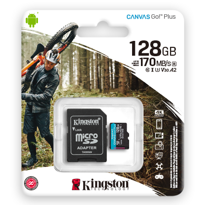 картинка Карта памяти microSD 128GB Kingston SDCG3/128GB от интернет-магазина itsklad.kz