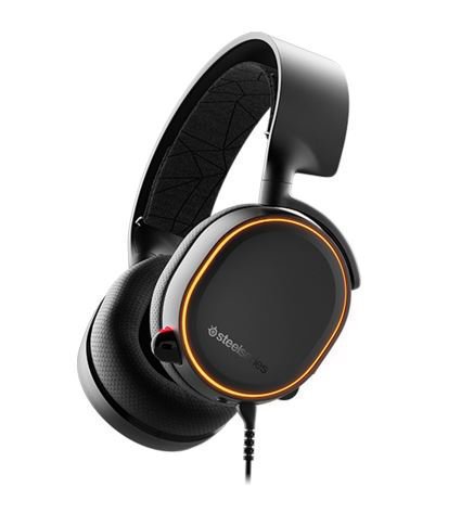 картинка Наушники-гарнитура игровые SteelSeries Arctis 5 61504 черный от интернет-магазина itsklad.kz
