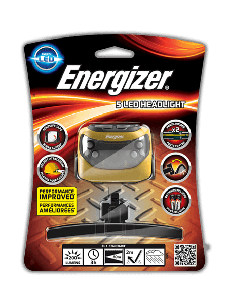 картинка Фонарь налобный Energizer 5 Led 3x AAA  от интернет-магазина itsklad.kz