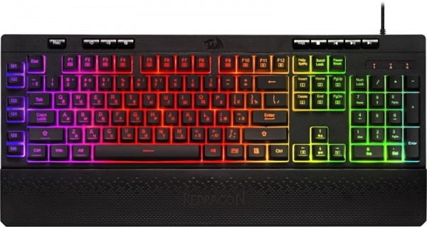 картинка Клавиатура игровая Redragon Shiva RU,RGB, 26 anti-ghost keys от интернет-магазина itsklad.kz