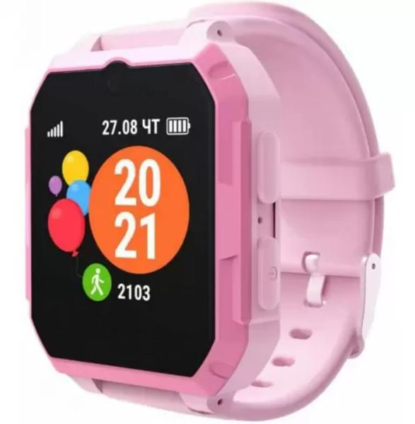 картинка Смарт часы Geozon G-Kids 4G Ultra розовый от интернет-магазина itsklad.kz