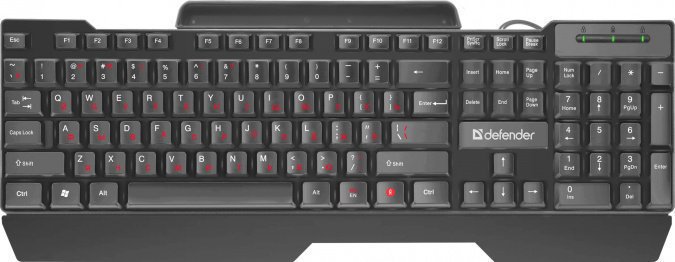 картинка Клавиатура проводная Defender Search HB-790 RU,черный от интернет-магазина itsklad.kz