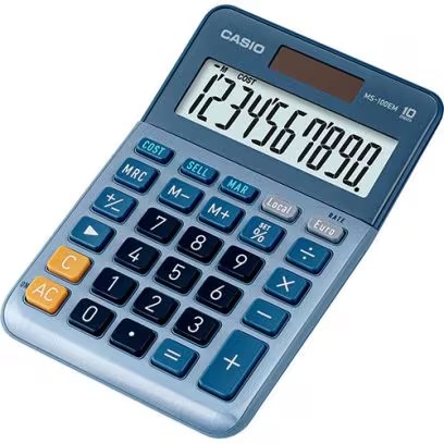 картинка Калькулятор настольный CASIO MS-100EM-W-EP от интернет-магазина itsklad.kz