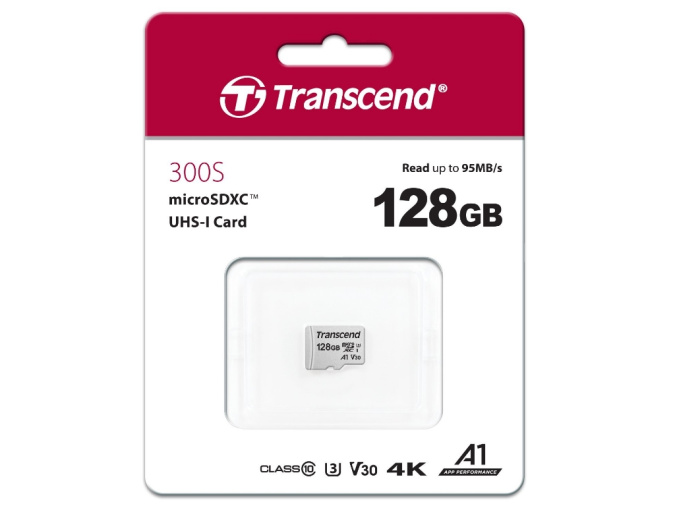 картинка Карта памяти MicroSD 128GB Class 10 U3 Transcend TS128GUSD300S от интернет-магазина itsklad.kz