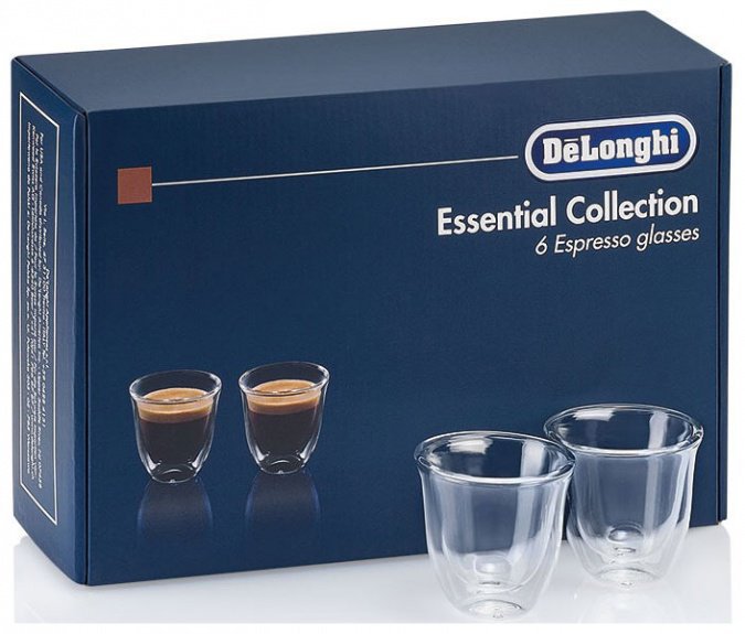 Чашки для эспрессо DeLonghi Espresso cups DLSC300 (6шт)