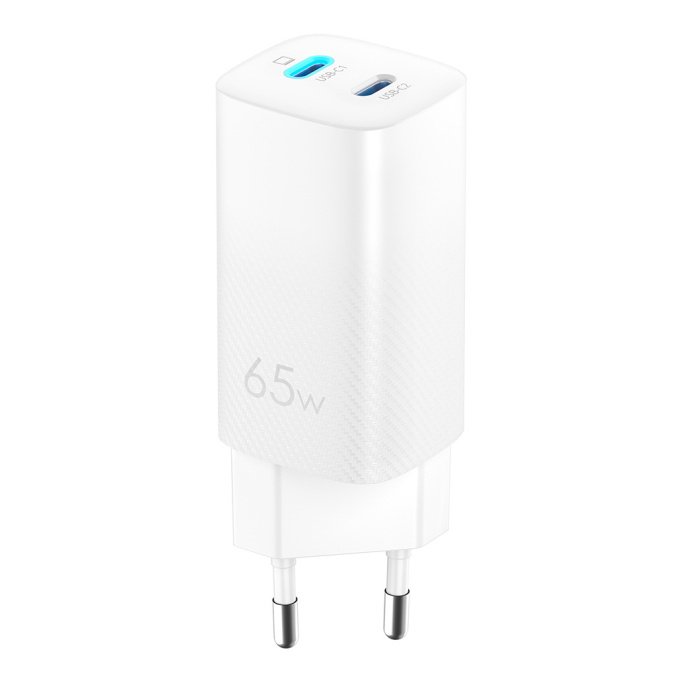 картинка Зарядное устройство сетевое Olmio СЗУ 64W, Type-Cx2 белый от интернет-магазина itsklad.kz