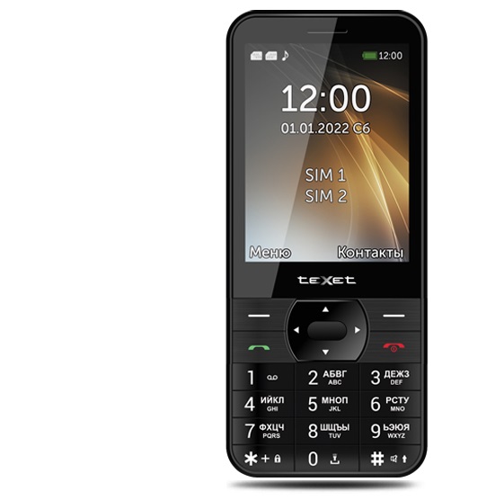 картинка Мобильный телефон Texet TM-423 черный от интернет-магазина itsklad.kz
