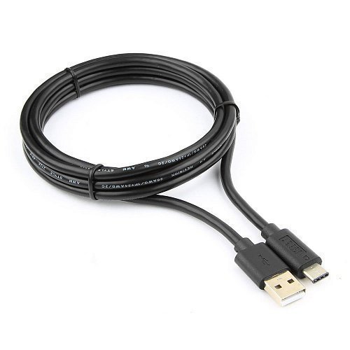 картинка Кабель USB Cablexpert CCP-USB2-AMCM-6, USB2.0 USB/Type-C, 1.8м, пакет от интернет-магазина itsklad.kz