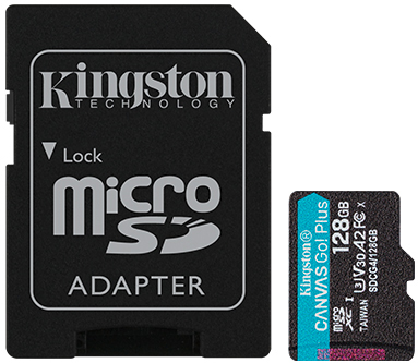 картинка Карта памяти MicroSD 128GB Class 10 U3 Kingston SDCG4/128GB от интернет-магазина itsklad.kz