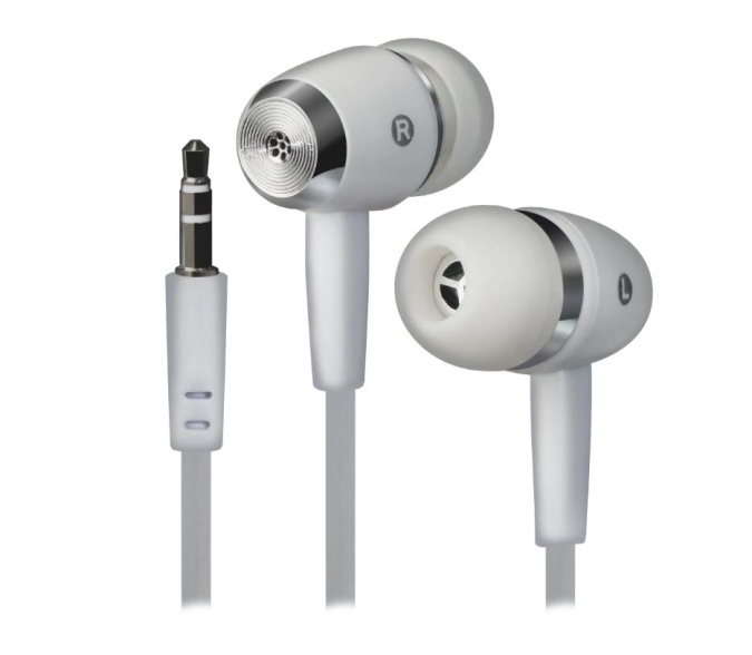 картинка Наушники-вкладыши проводные Defender Basic 620 белый от интернет-магазина itsklad.kz