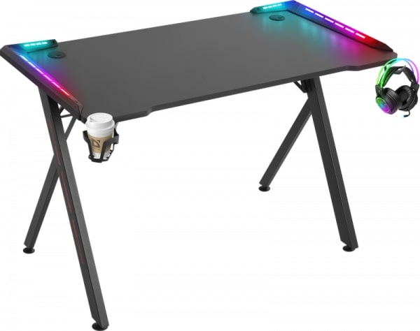 картинка Компьютерный стол Defender Extreme RGB подвес кружки+гарнитуры от интернет-магазина itsklad.kz