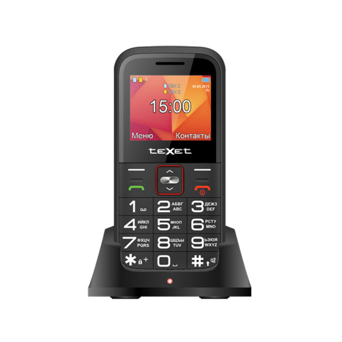 картинка Мобильный телефон Texet TM-B418 черный от интернет-магазина itsklad.kz