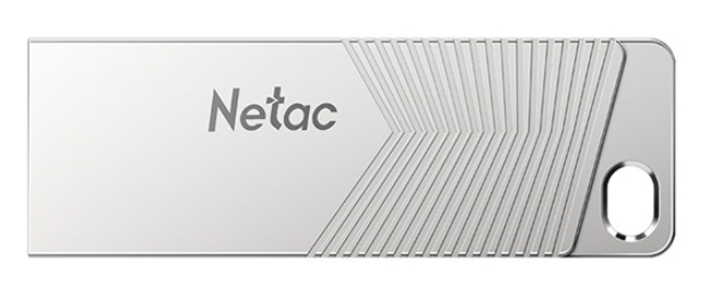 картинка USB Флеш 128GB 3.2 Netac UM1 NT03UM1N-128G-32PN серебристый от интернет-магазина itsklad.kz