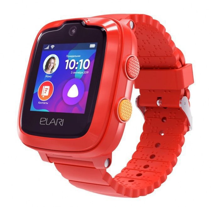 Смарт часы Elari KIDPHONE 4G красный