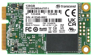 картинка Жесткий диск SSD 128GB Transcend TS128GMSA470TI-VS1 от интернет-магазина itsklad.kz
