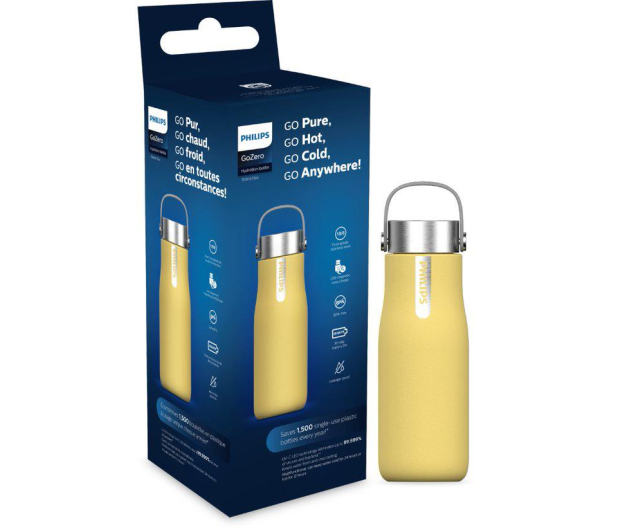 картинка Бутылка с УФ-стерилизатором Philips AWP2788YL/10 (600 мл) желтый от интернет-магазина itsklad.kz