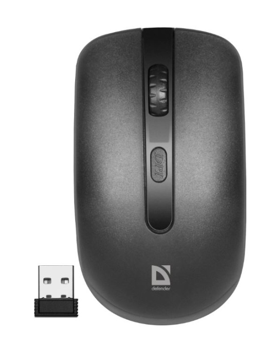 картинка Мышь беспроводная Defender ISA-135 черный от интернет-магазина itsklad.kz