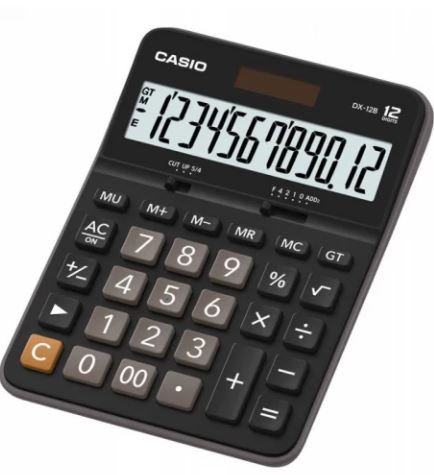 картинка Калькулятор настольный CASIO DX-12B-W-EC от интернет-магазина itsklad.kz