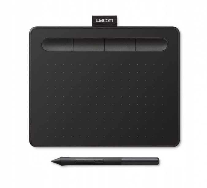 картинка Графический планшет Wacom Intuos S Black черный от интернет-магазина itsklad.kz