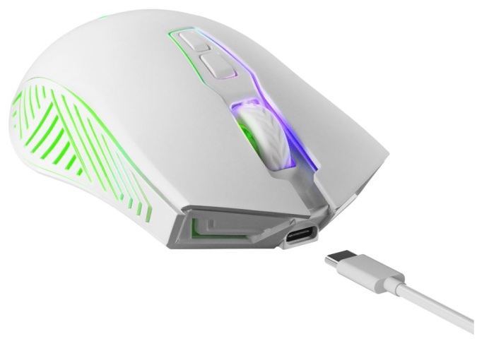 картинка Мышь игровая беспроводная Defender Pandora GM-502 белый от интернет-магазина itsklad.kz