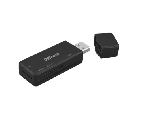 картинка Картридер Trust NANGA 23417 USB 3.1 черный от интернет-магазина itsklad.kz