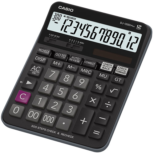 картинка Калькулятор настольный CASIO DJ-120DPLUS-W-EP от интернет-магазина itsklad.kz