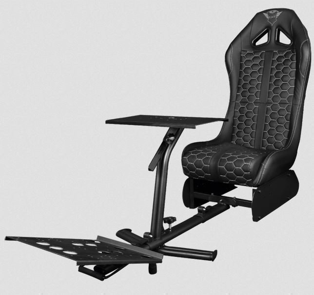 картинка Игровое кресло Trust GXT 1155 Rally Racing Simulator черный от интернет-магазина itsklad.kz