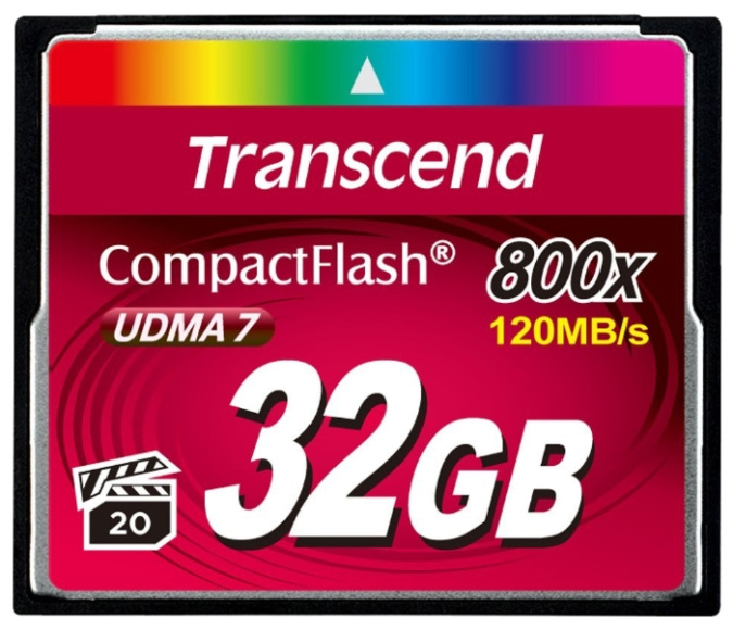 картинка Transcend TS32GCF800, Compact Flash 32GB 800x от интернет-магазина itsklad.kz