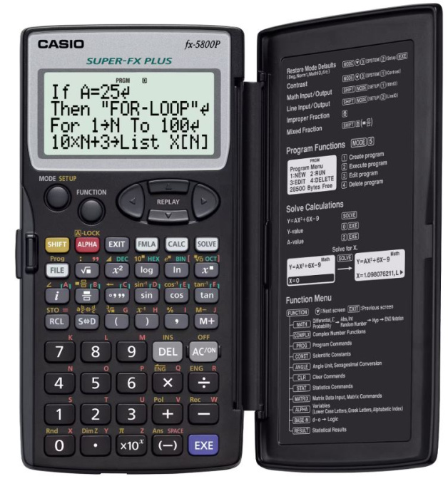 картинка Калькулятор программируемый CASIO FX-5800P-S-EH от интернет-магазина itsklad.kz