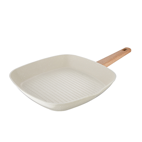 картинка Сковорода-гриль Bergner Naturally BG BG-34743-CR 28*28см от интернет-магазина itsklad.kz