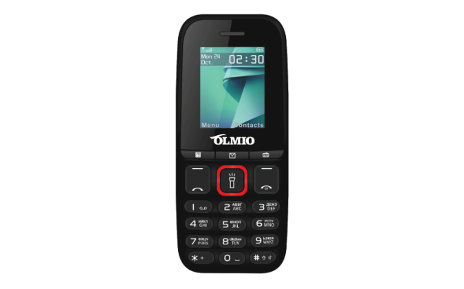 картинка Мобильный телефон Olmio A15 черный от интернет-магазина itsklad.kz