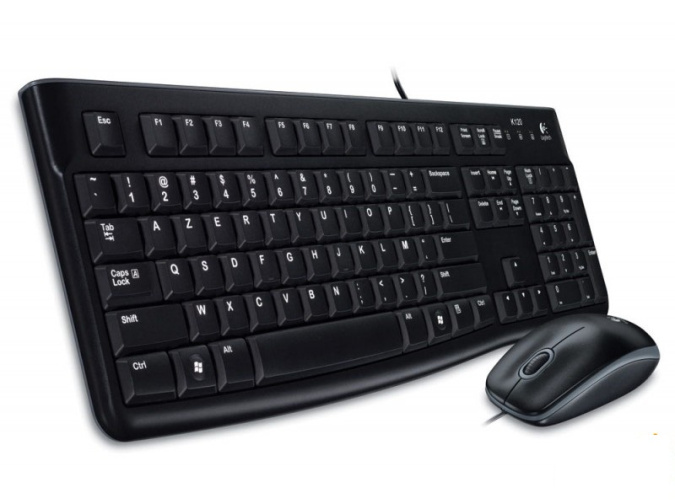 картинка Комплект клавиатура+мышь Logitech MK120 черный от интернет-магазина itsklad.kz