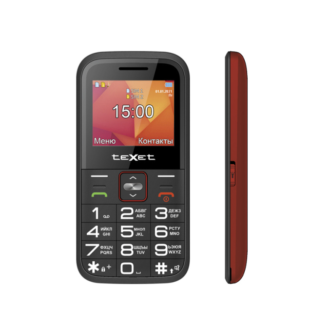 картинка Мобильный телефон Texet TM-B418 красный от интернет-магазина itsklad.kz