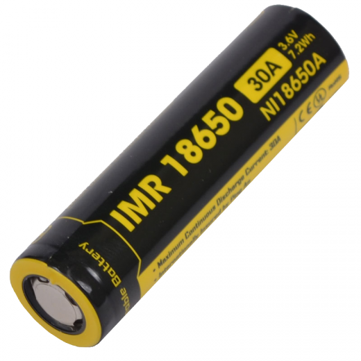 картинка Аккумулятор NITECORE IMR18650 (2100mAh/38A) for vape от интернет-магазина itsklad.kz