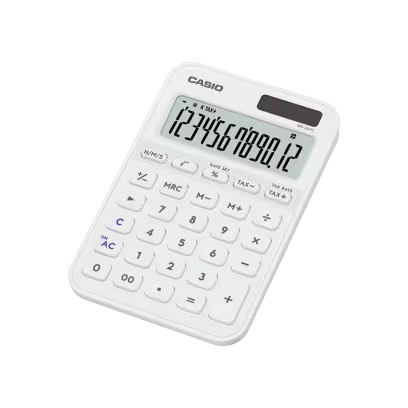 картинка Калькулятор настольный CASIO MS-20YC-WE-W-EP белый от интернет-магазина itsklad.kz