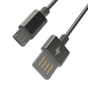 картинка Кабель Ritmix RCC-416 MicroUSB-USB 2 A Metal Grey от интернет-магазина itsklad.kz
