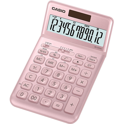 картинка Калькулятор настольный CASIO JW-200SC-PK-W-EP от интернет-магазина itsklad.kz