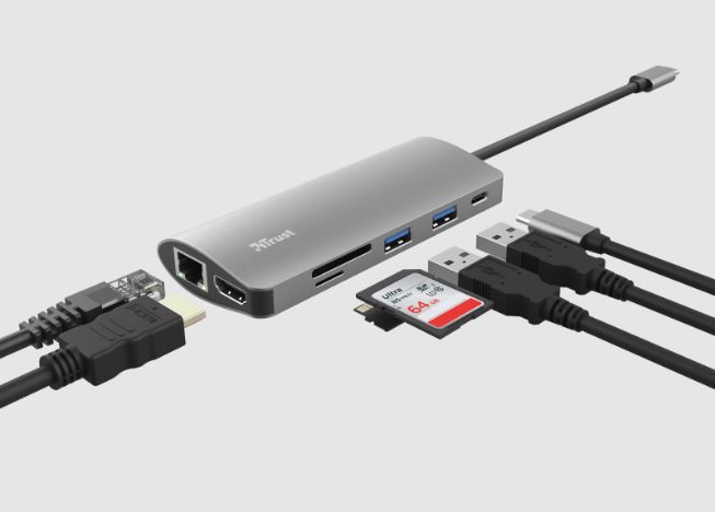 картинка Разветвитель Trust Dalyx 7 in 1 USB-C от интернет-магазина itsklad.kz