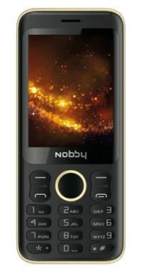 картинка Мобильный телефон Nobby 321 черно-золотой от интернет-магазина itsklad.kz