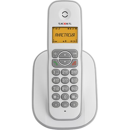 картинка Телефон беспроводной Texet TX-D4505A бело-серый от интернет-магазина itsklad.kz